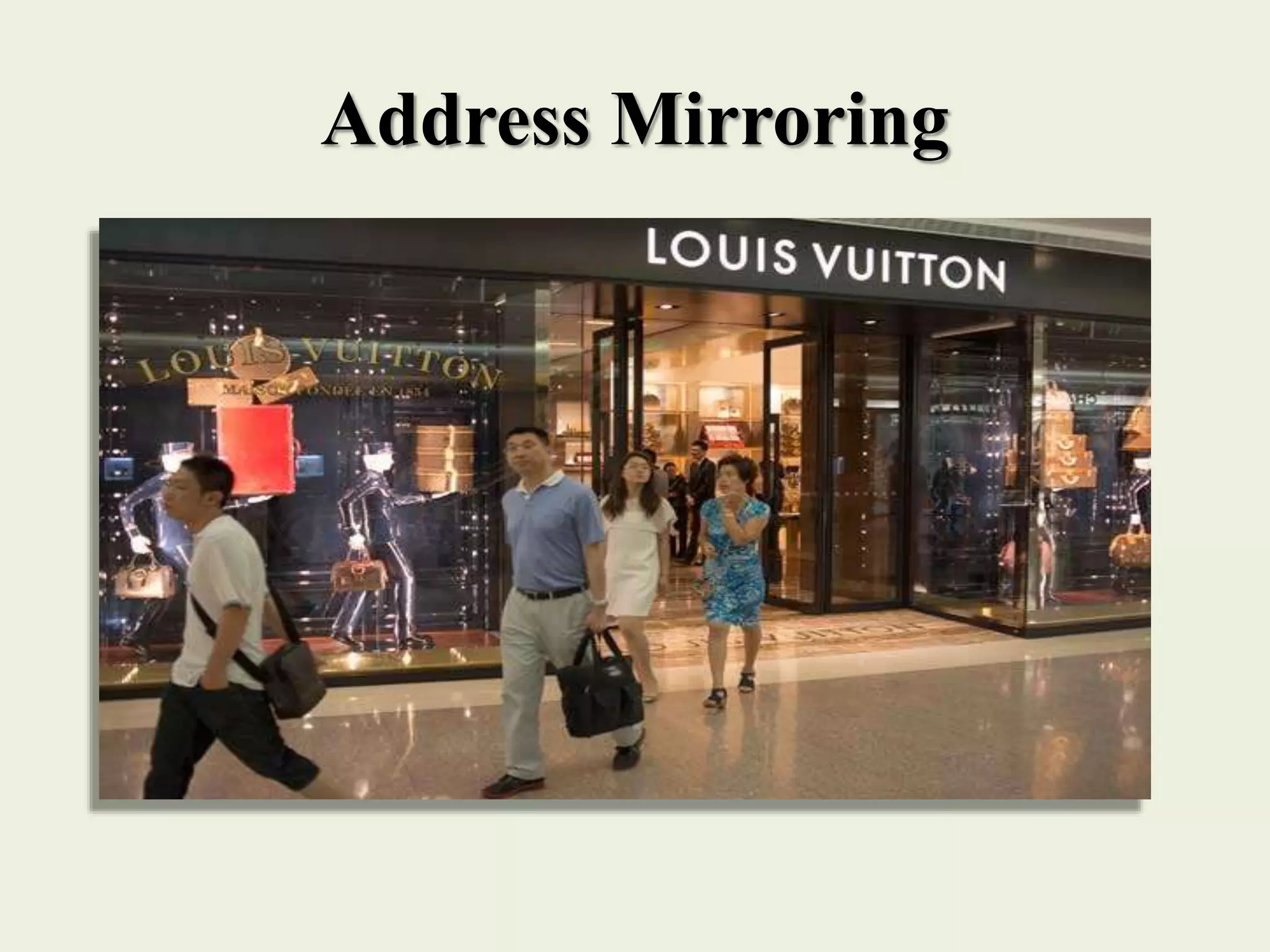 Address Mirroring
 