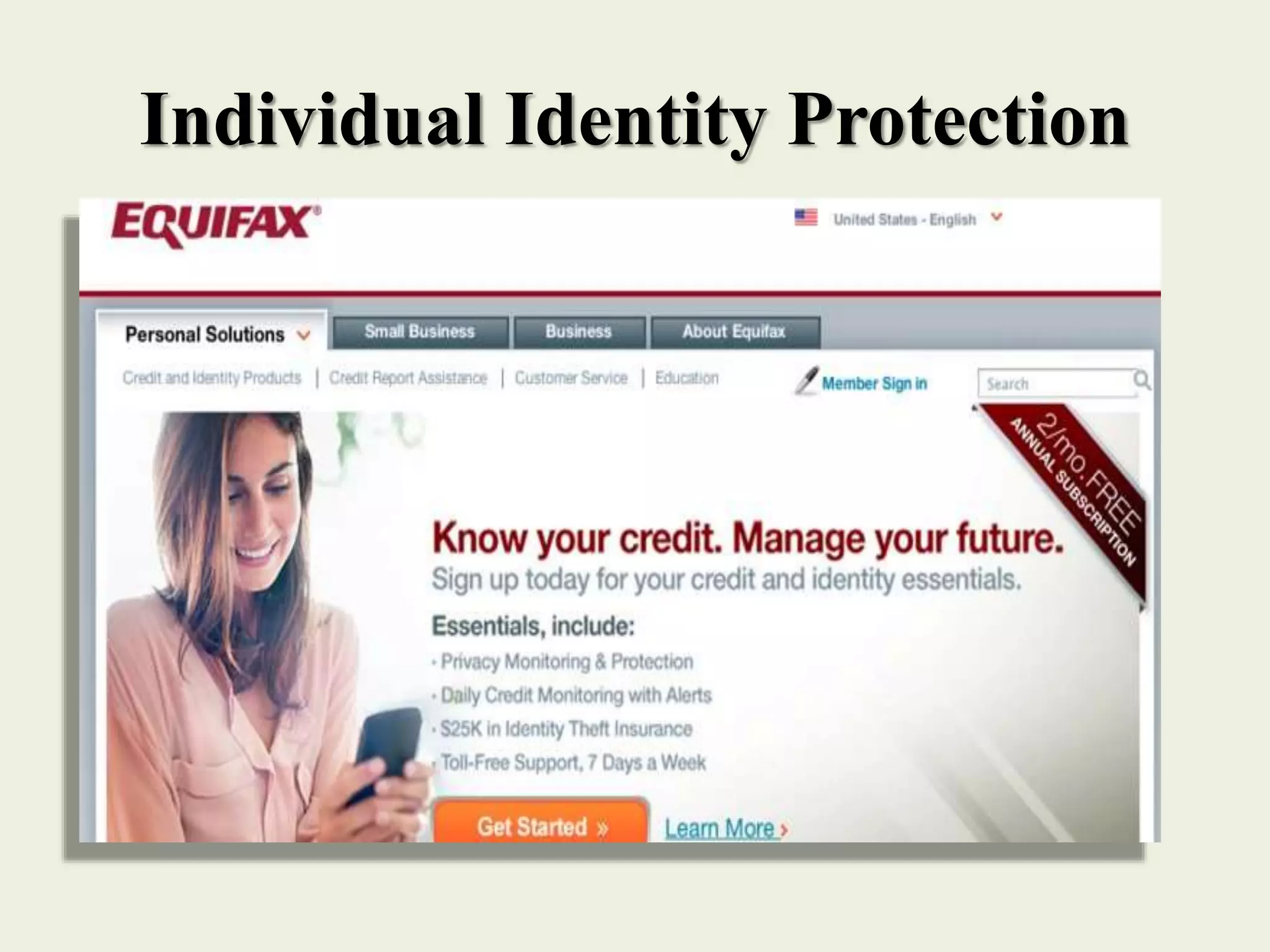Individual Identity Protection
 
