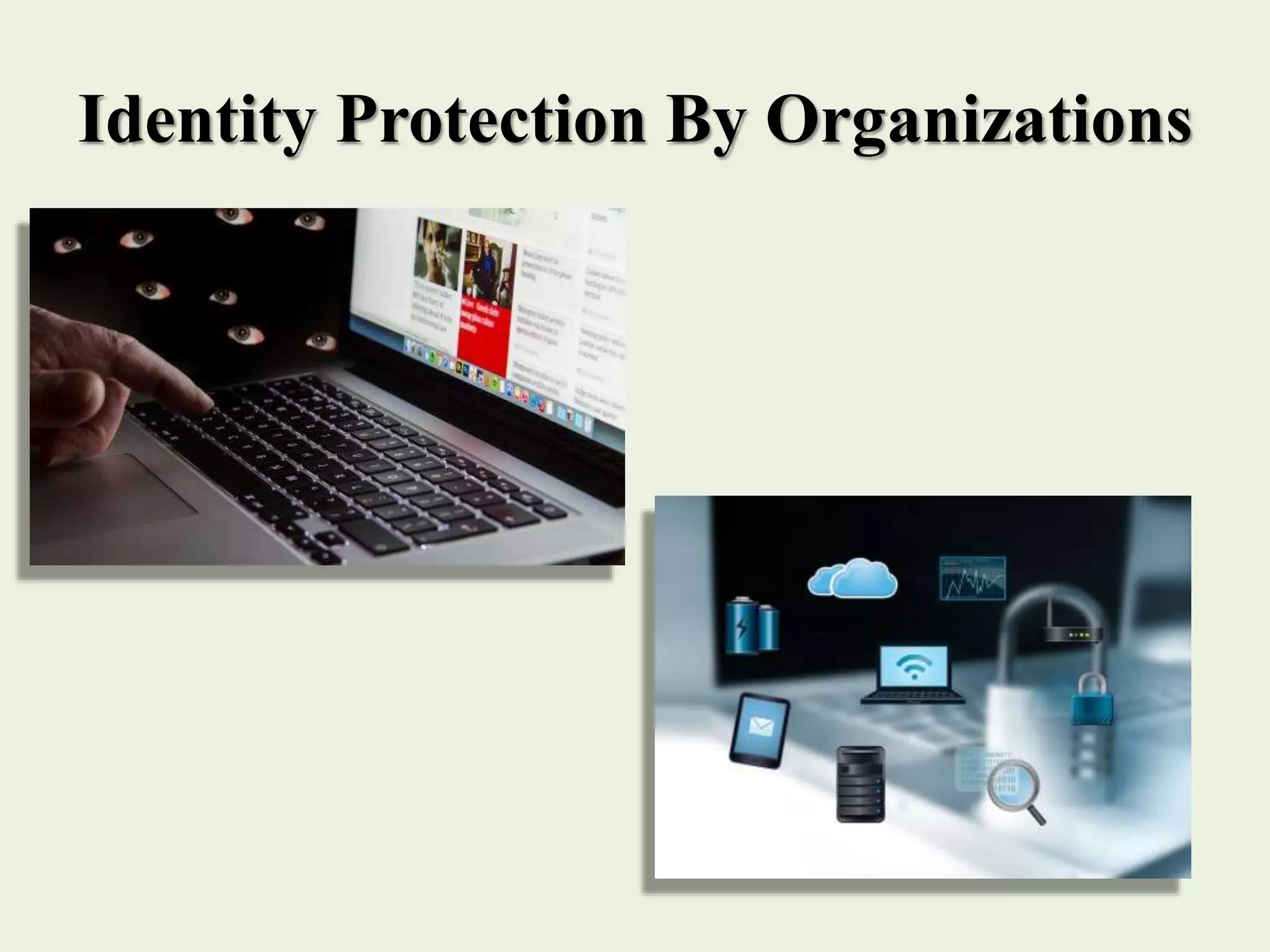 Identity Protection By Organizations
 