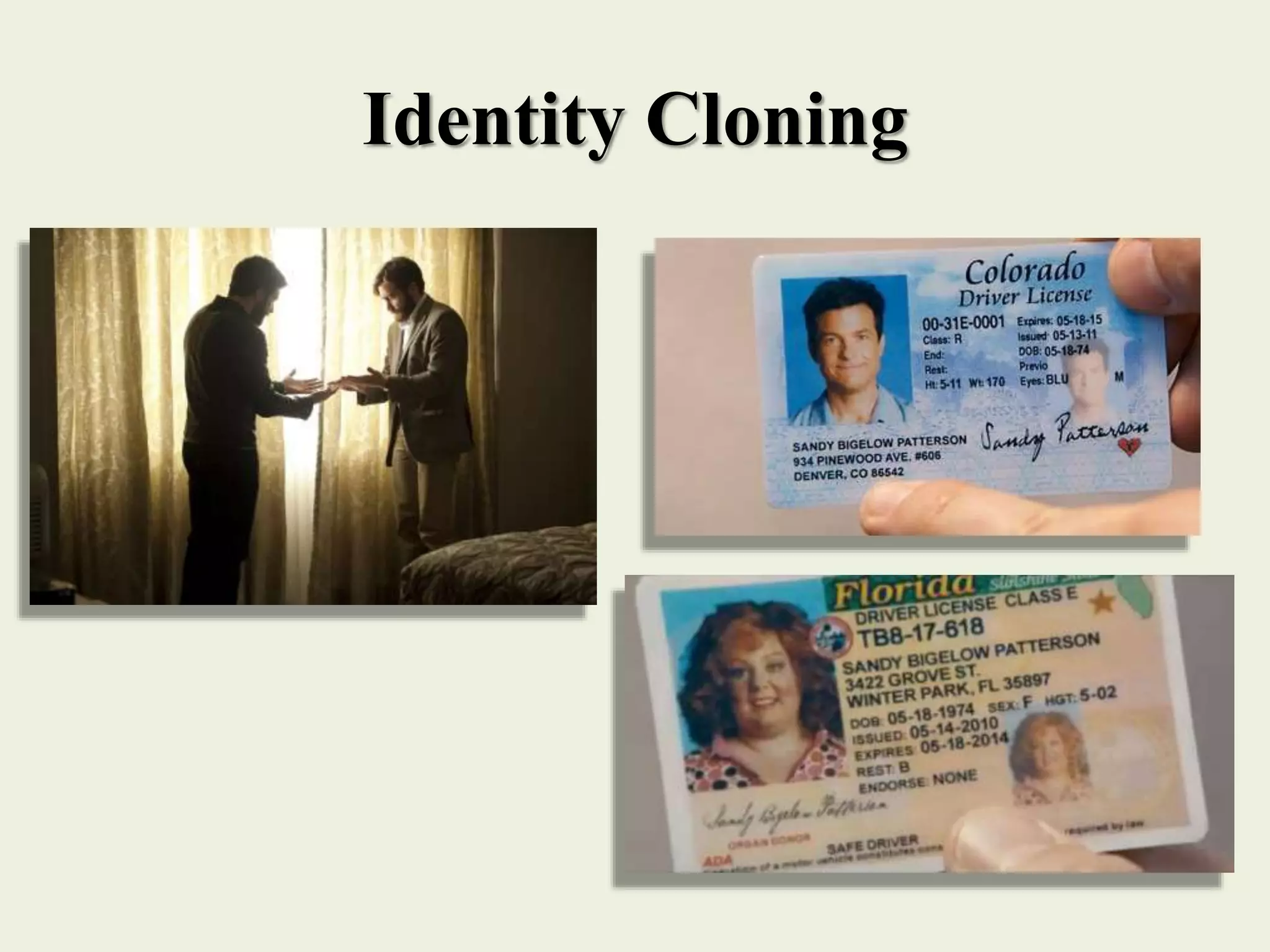Identity Cloning
 