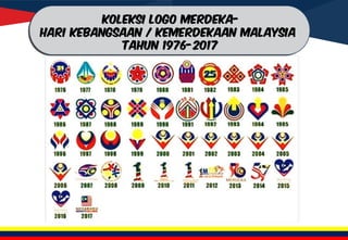 KOLEKSI LOGO MERDEKA-
HARI KEBANGSAAN / KEMERDEKAAN MALAYSIA
TAHUN 1976-2017
 