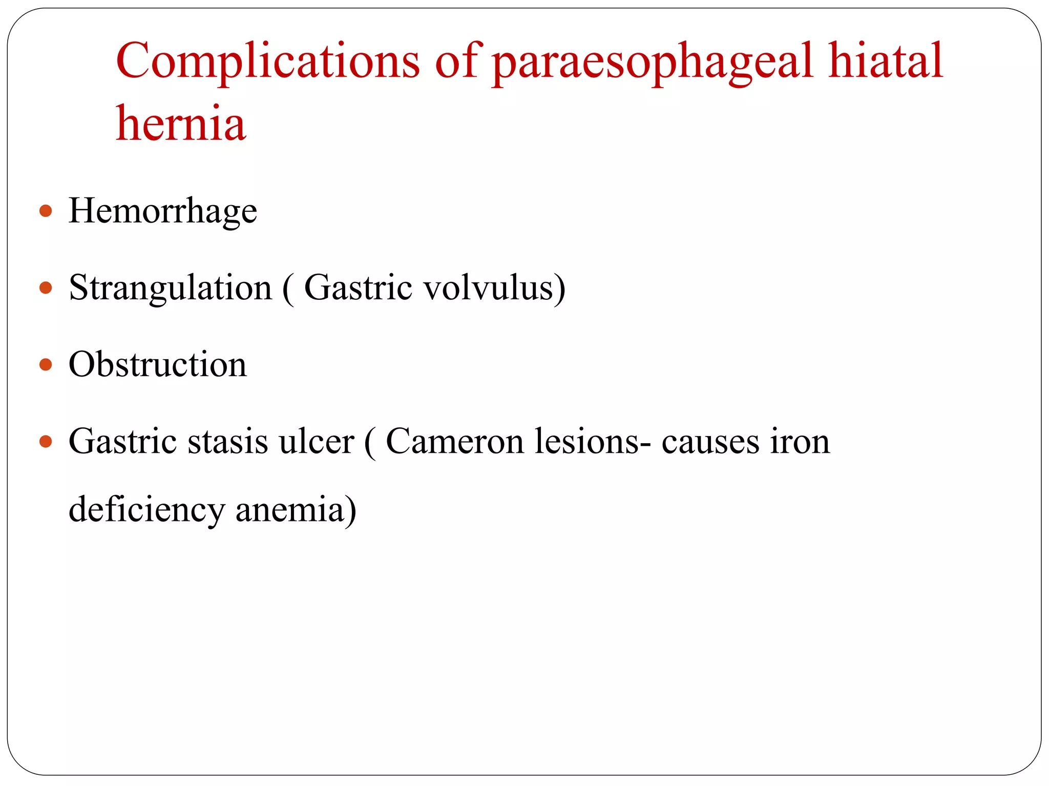Hiatal hernia | PPTX