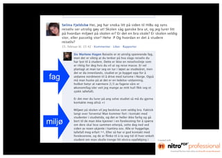 fag




miljø
 