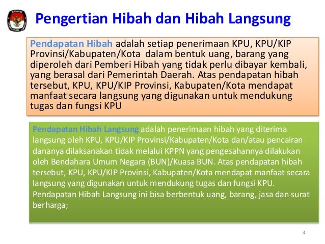 Pengertian Penerimaan Hibah Hibah Adalah Pemberian Sukarela Ketahui