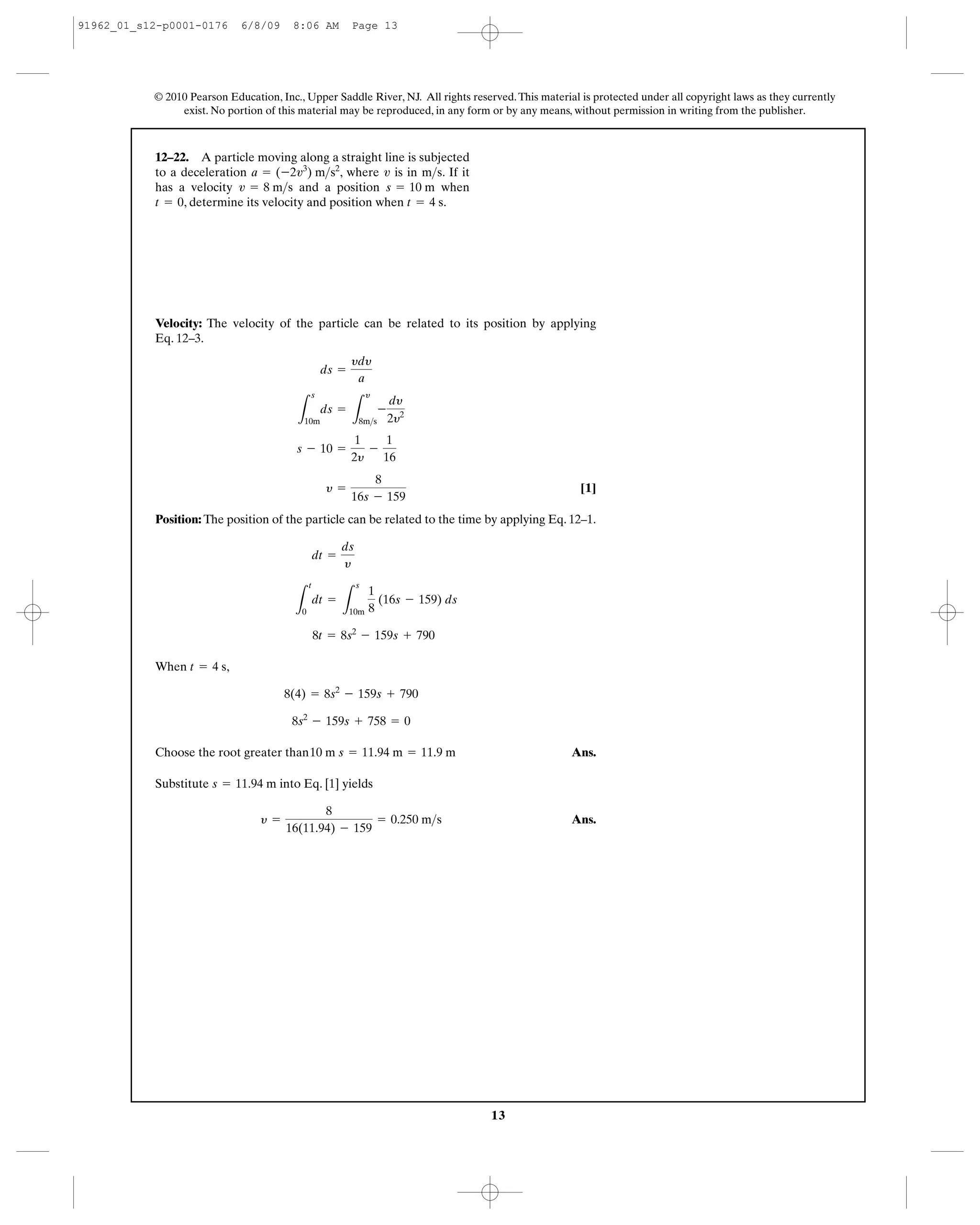Hibbeler Engineering Mechanics dynamics 12th solucionario PDF