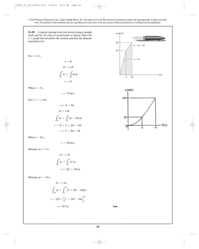Hibbeler Engineering Mechanics dynamics 12th solucionario PDF