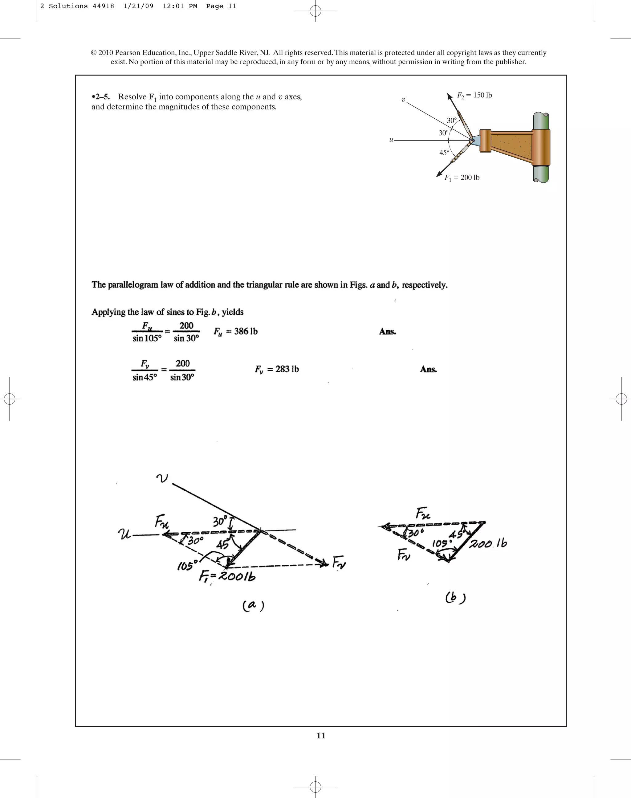 Hibbeler – Engineering Mechanics – Statics 12th Edition Solution Manual ...
