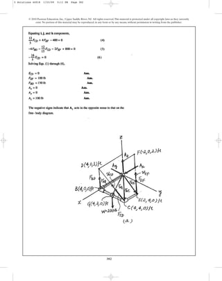 382
© 2010 Pearson Education, Inc., Upper Saddle River, NJ. All rights reserved.This material is protected under all copyright laws as they currently
exist. No portion of this material may be reproduced, in any form or by any means, without permission in writing from the publisher.
5 Solutions 44918 1/23/09 5:11 PM Page 382
 
