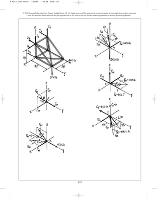 537
© 2010 Pearson Education, Inc., Upper Saddle River, NJ. All rights reserved.This material is protected under all copyright laws as they currently
exist. No portion of this material may be reproduced, in any form or by any means, without permission in writing from the publisher.
6 Solutions 44918 1/26/09 1:48 PM Page 537
 