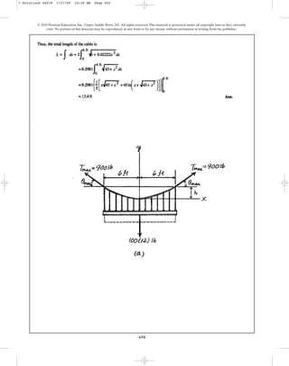 650
© 2010 Pearson Education, Inc., Upper Saddle River, NJ. All rights reserved.This material is protected under all copyright laws as they currently
exist. No portion of this material may be reproduced, in any form or by any means, without permission in writing from the publisher.
7 Solutions 44918 1/27/09 10:39 AM Page 650
 