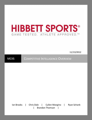 Hibbett Sporting Goods Competitive Overview