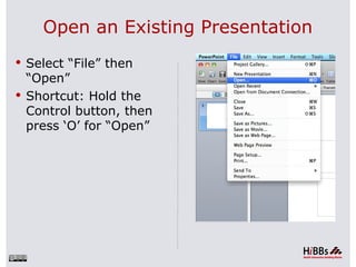 Introduction to Microsoft PowerPoint 2010 for Microsoft Windows Slides ...