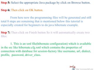 Java Hibernate Programming with Architecture Diagram and Example | PPT