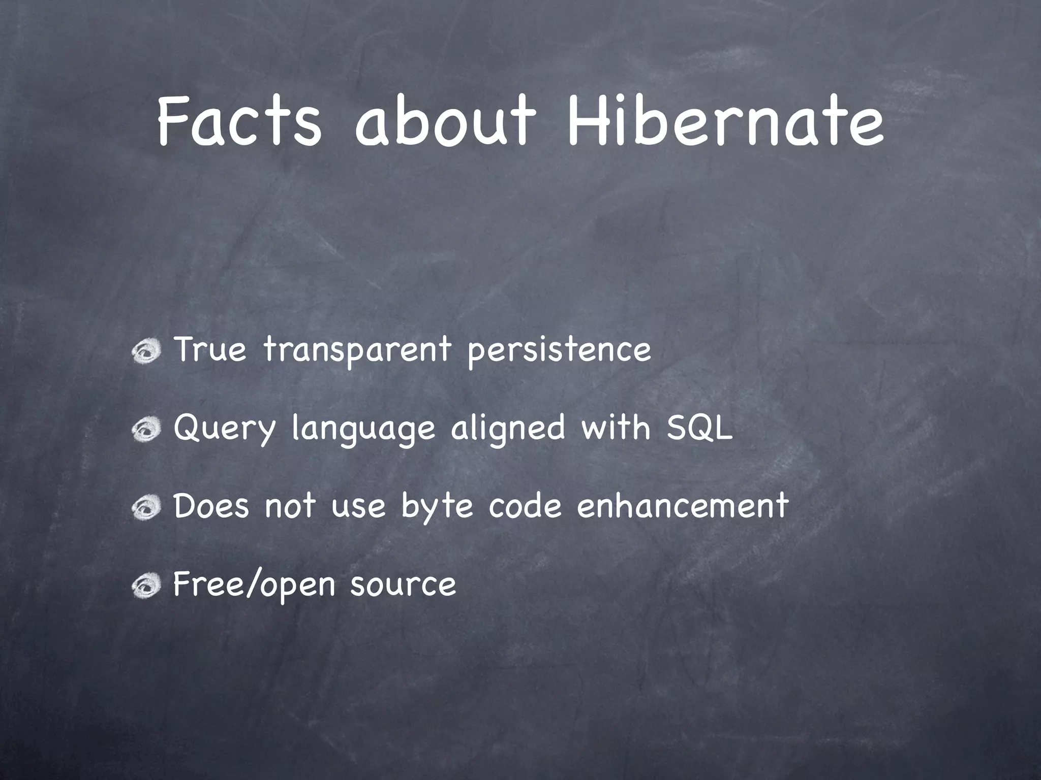 Hibernate Presentation
