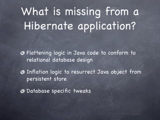 Hibernate  Presentation