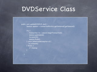 Hibernate  Presentation