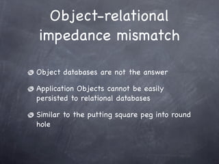 Hibernate  Presentation