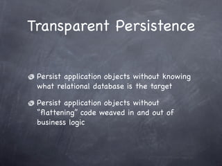Hibernate  Presentation