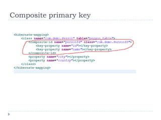 Composite primary key
 