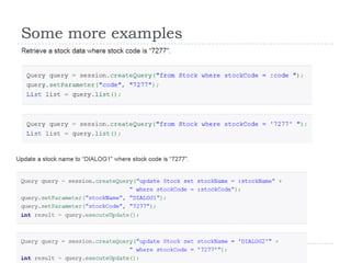 Some more examples
 