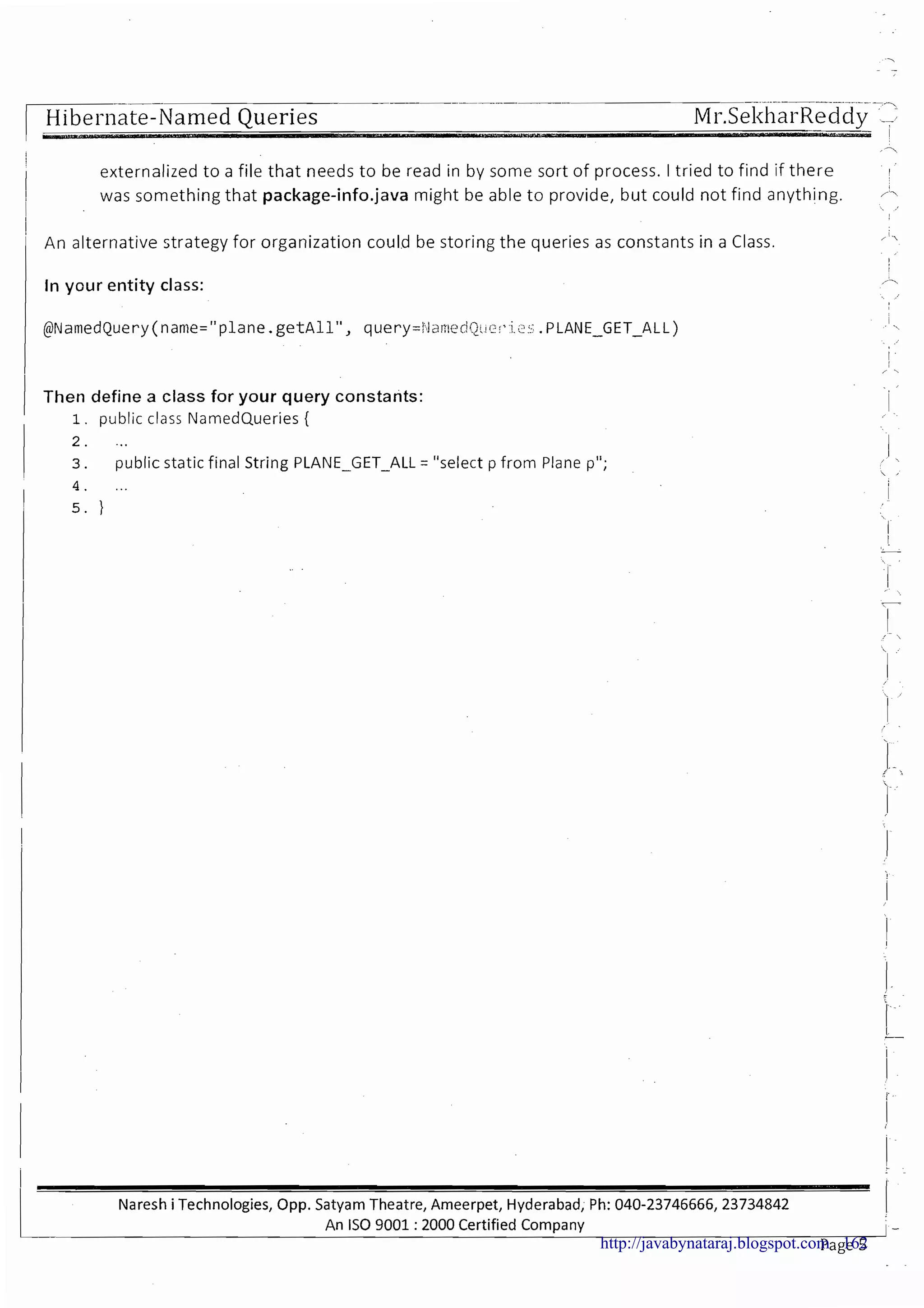 http://javabynataraj.blogspot.com 162
 