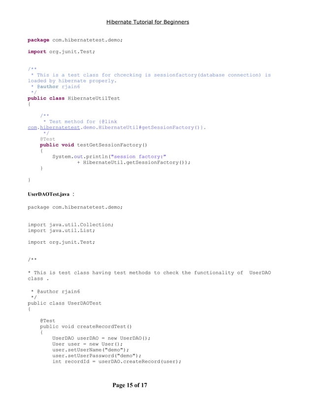 Hibernate tutorial for beginners | PDF