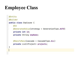 Employee Class
 