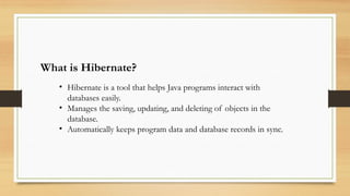 The presentation of Hibernate Lifecycle.pptx