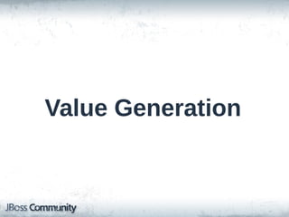 Value Generation

 