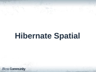 Hibernate Spatial

 