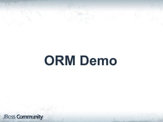 ORM Demo
 
