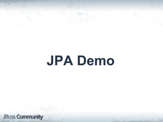 JPA Demo
 
