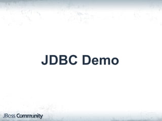 JDBC Demo
 