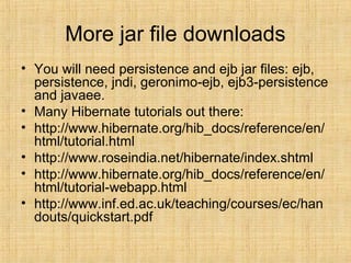 Hibernate presentation | PPT