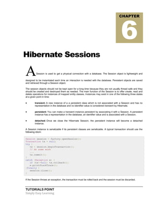 Hibernate tutorial | PDF