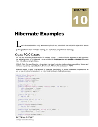 Hibernate tutorial | PDF