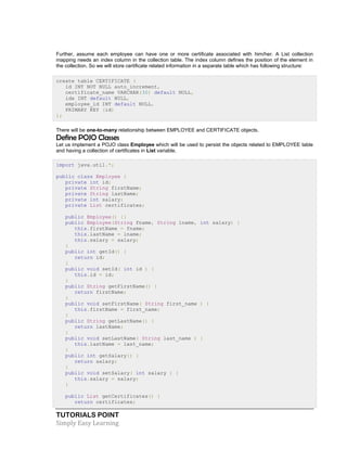 Hibernate tutorial | PDF
