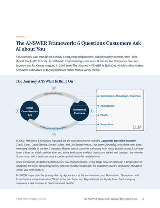 ANSWER Framework: AEO, GEO, & AI Visibility | PDF