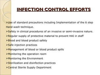 Hospital Infection Control | PPT
