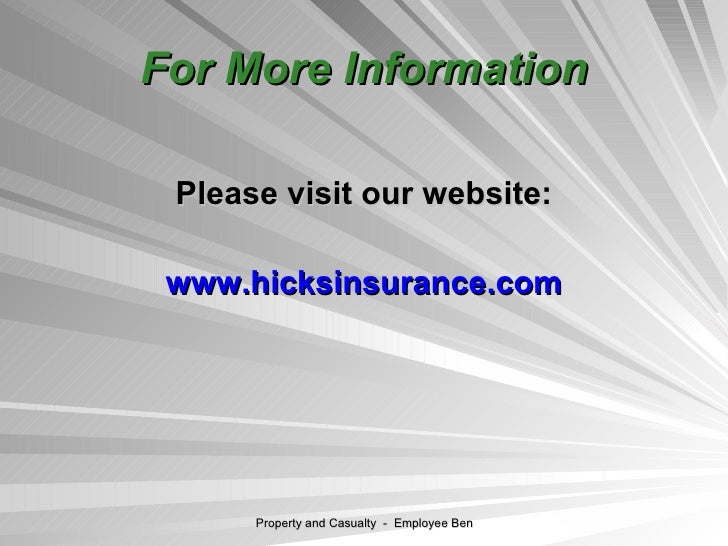 Hicks Insurance Group Slide Show