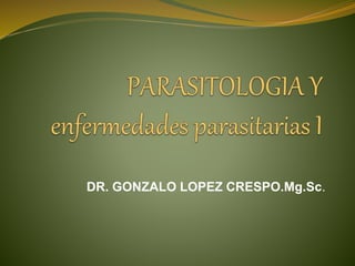 DR. GONZALO LOPEZ CRESPO.Mg.Sc.
 