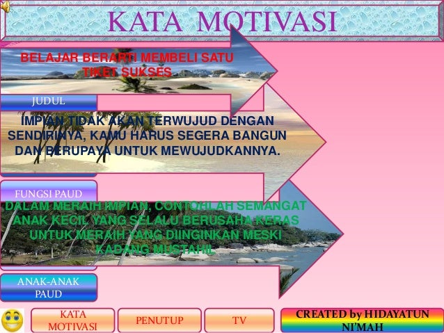 Kata Kata Motivasi Belajar Anak Paud Kata Kata Motivasi Belajar Anak Paud
