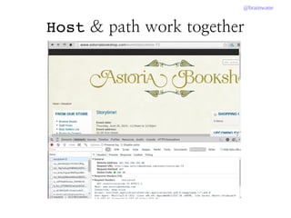 @brainwane
Host & path work together
 