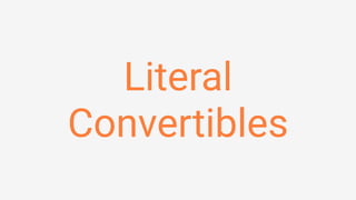 Literal
Convertibles
 