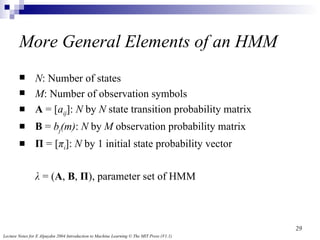 Hidden Markov Models with applications to speech recognition | PPT