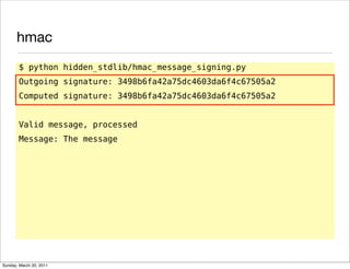 Hidden Treasures of the Python Standard Library | PDF