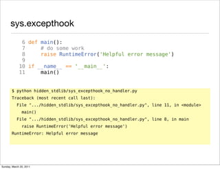 Hidden Treasures of the Python Standard Library | PDF