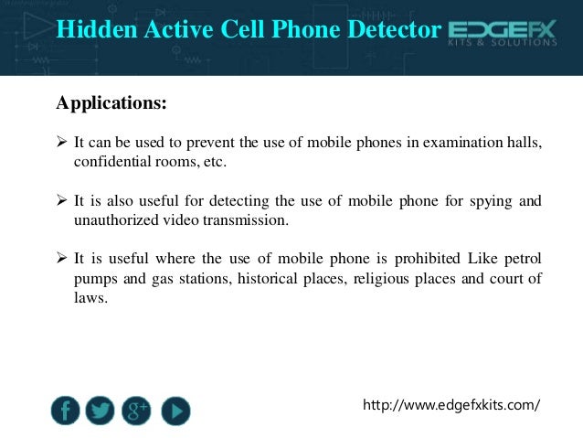 Hidden Active Cell Phone Detectorv