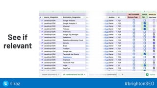 See if
relevant
43
43
rliraz #brightonSEO
 