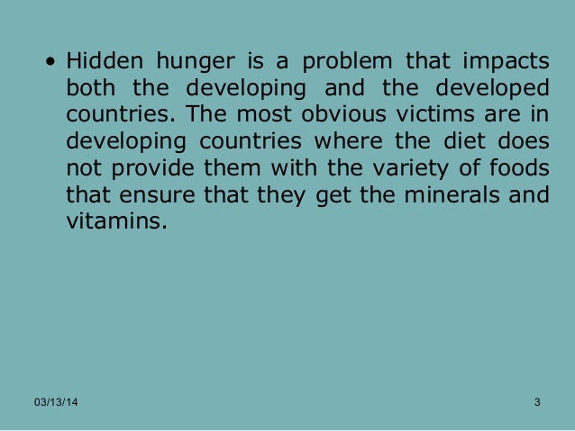 Is Hidden Hunger A Real Thing Hidden hunger